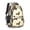 Dachshund Dog Paw, variant on Schnauzer and Floral Black Pattern Cute School Backpack Bag with Padded Back and Adjustable Shoulder Straps 16.9 X 12.6 X 5.9 Inches