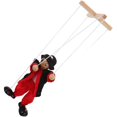 thumbnail image 2 of Pirate Marionette Puppet Wooden Marionette Toy Funny Pirate Marionette String Puppet, 2 of 4