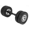 thumbnail image 3 of Akozon 1/14 Rear Tire,Rear Tire,Rear Axle Tire DIY RC Part Accessory Fit For Tractor Trailer 1/14 RC Car Model, 3 of 8