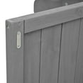 thumbnail image 2 of RONSHIN Wood Outdoor Kitchen Island with Stainless Steel Top & Accessories - Gray, 2 of 9