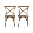 thumbnail image 2 of Linon Kershaw Dining Chair, Set of 2, Beige, 2 of 10