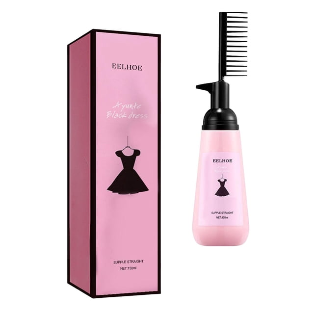 Crema Para Alisar El Cabello, Peine Integrado Rápido Para Tipos, Cuidado Del Cabello En Casa Sunnimix alisar el cabello