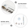 thumbnail image 4 of 1 Set Useful Snap Button Fastener Buckle Screws Setting Tool for Furniture Use, 4 of 8