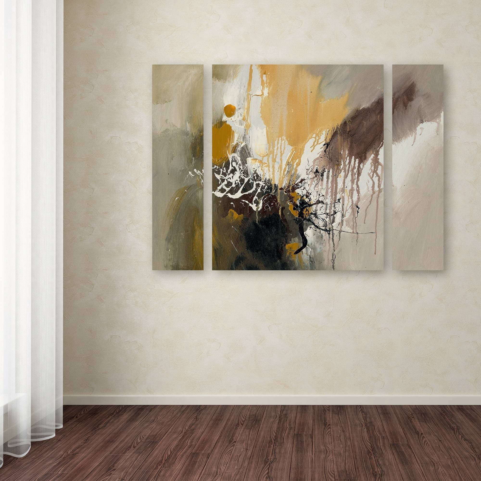 "Abstract I" Canvas Art by Rio Three Panel Set