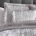 thumbnail image 3 of Turin 7 Piece Comforter Set Black King Riverbrook Home Turin Crinkled Velvet Comforter Collection Machine Wash, Spot Clean Silver Twin Adult, Teen &, 3 of 5