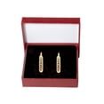 thumbnail image 3 of Arracada Perforada Oval 3 Colores Chapa de Oro 18K Horoz WH792, 3 of 4