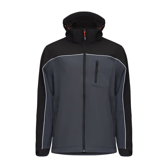 Timco - Soft Shell Jacket - Grey/Black (Size X Large - 1 Each)