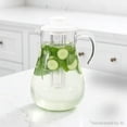 thumbnail image 2 of Mainstays 3-Quart Plastic Water Pitcher with Lid and Removeable Rod for Ice Core, Clear, 2 of 6