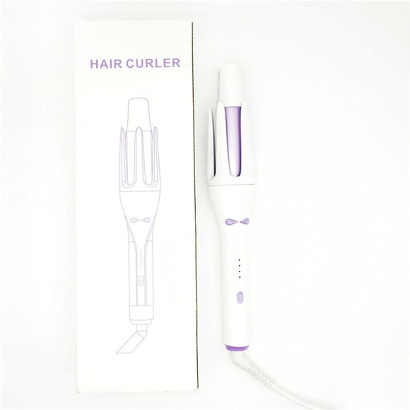 Pisexur Belleza Maquillaje Rizador de pelo automático con cable, de cerámica, giratorio, de alta belleza y no dañino para el hogar.para mujeres y hombres