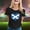 Black, variant on T Shirts For Women Graphic Scottish Flag Print Short Sleeve Crew Neck Tee Scotland Patriotic Apparel Tshirts Top