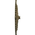 thumbnail image 4 of 29 1/8"OD x 1 1/4"ID x 4"P Haylynn Ceiling Medallion Mississippi Mud Finished, 4 of 7