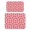 White-285, variant on 2 Pack Cartoon Strawberry Coffee Bar Mat - Cute Berry Themed Absorbent Mats, Non-Slip Base for Espresso Machines