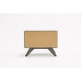 thumbnail image 3 of Modern Gray Wash Nightstand with Two Drawers, 3 of 5