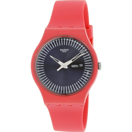 Swatch Women's Originals SUOP702 Pink Silicone Swiss Quartz Watch