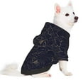 thumbnail image 2 of Gaeub Copper-Gold Gloss Outline Flower1 Dog Hoodie Sweatshirts Warm Dog Clothes for Small Dogs,Puppy and Cat Costume-, 2 of 7