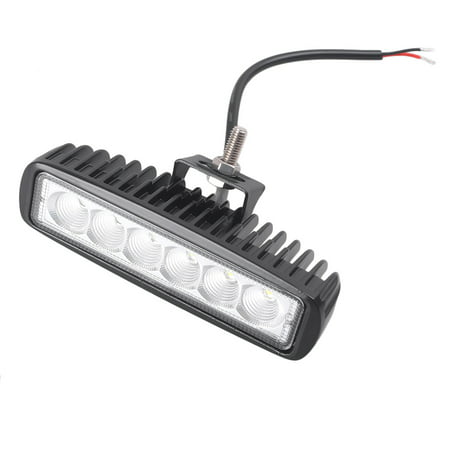 GZYF 18W LED Work Light Flood Beam Light Bar Waterproof IP67 Fog Driving Lamp Off Road Truck Car SUV
