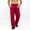 Red, variant on TKKCS Mens Fleece Straight Leg Sweatpants Elastic Waist Drawstring Casual Workout Open Bottom Loose Fit Lounge Pants with Deep Side Pockets Gray XL