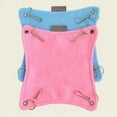 thumbnail image 3 of Walbest Small Animal Guinea-Pig Hanging Plush Hammock Bed Pet Cage Hammock, for Ferret Rat Chinchilla Hamster Cavy Degu Gerbil Rabbit Playing Cozy Activity Fun Toy - Pink, 3 of 4