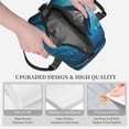 thumbnail image 3 of Fuzoiu Ocean Dolphin Fish School Print Insulated Lunch Bag for Women Men Large Reusable Lunch Box Adult Leakproof Portable Cooler Tote Bags for Work Picnic, 3 of 7
