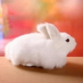 thumbnail image 3 of Seyurigaoka Realistic Rabbit Plush Toy, Simulation Stuffed Animal Bunny Doll Birthday Gift for Kids, 3 of 4