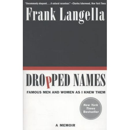 Dropped Names: Famous Men and Women As I Knew Them