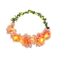 thumbnail image 2 of Diadema de flores para niñas Fernando corona de crisantemo iluminadora, 2 of 8