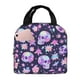 thumbnail image 1 of Easygdp crystal Skull flower cool Bolsa Térmica Premium - Tela Oxford Impermeable, Gran Capacidad, Bolsillo Frontal, Unisex para Trabajo, Escuela, Actividades al Aire Libre y Picnics, 1 of 8