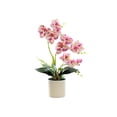 thumbnail image 2 of Phalaenopsis Bonsai Artificial Potted Plant, Lifelike Silk Flower Home Office Desktop Decoration, Adjustable Arrangement for Wedding Centerpiece, Table Display, Shop Decor and Home Accent, 2 of 6