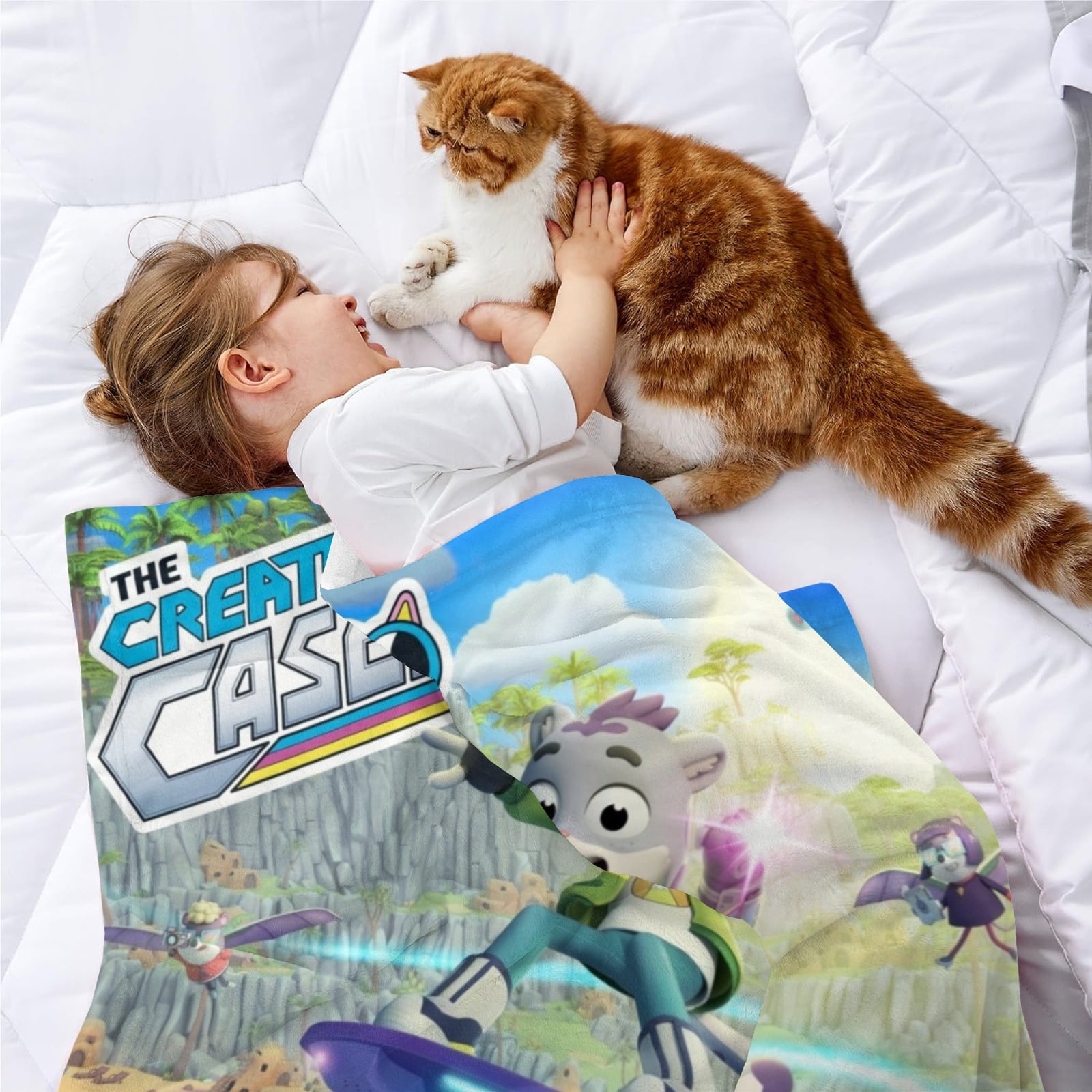The Creature Cases Throw Blanket Gifts for Fans Lover Girls Boys Women Present Hoodie Him Bed 30"x40"