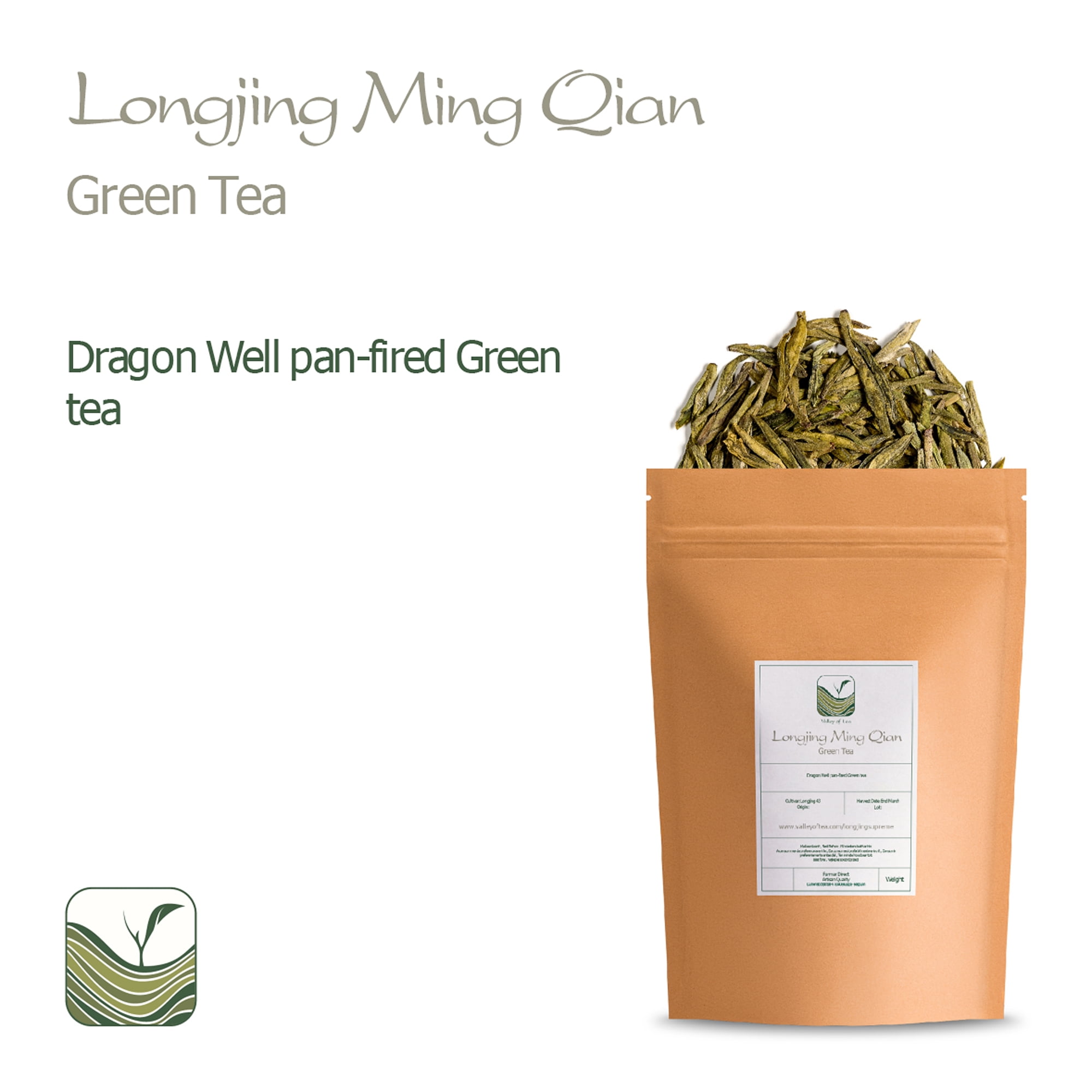 Longjing Dragon Well Green Tea - Premium Early Season Picking Known As Ming Qian Or Pre-Qingming (Ching Ming) 15g