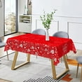 thumbnail image 4 of Mizhona Valentine's Day Tablecloth Red Hearts Dining Party Table Cover Waterproof Kitchen Decor 60"x84", 4 of 6