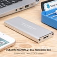 thumbnail image 3 of Caja SSD Adaptador de caja USB 3.0 a M.2 NGFF 2230 2242 2260 2280 SSD Cajas externas FLhrweasw El nuevo, 3 of 9
