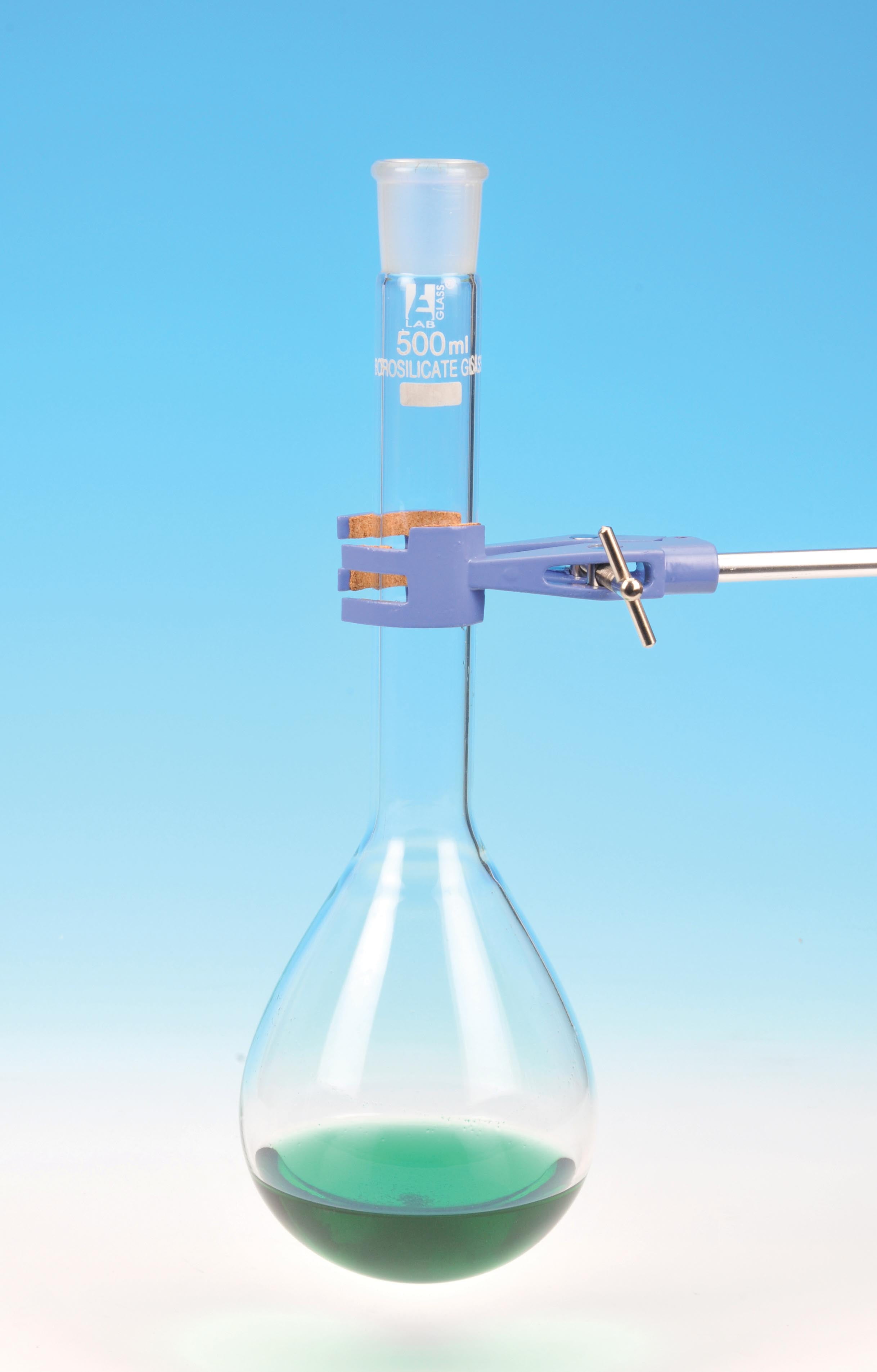 Kjeldahl Flask, 50ml capacity, Long Neck, Round Bottom, 19/26 Socket