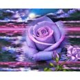 thumbnail image 2 of Cuadros Decorativos 5D bricolaje taladro redondo completo diamante pintura flor púrpura mosaico imagen de diamantes de imitación DQrwqpou Nuevos Originales, 2 of 9