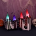 thumbnail image 2 of Colgante de Halloween, sombrero de bruja, pierna larga con luz Led, adorno brillante para fiesta en casa, decoración de fondo de árbol, 2 of 5