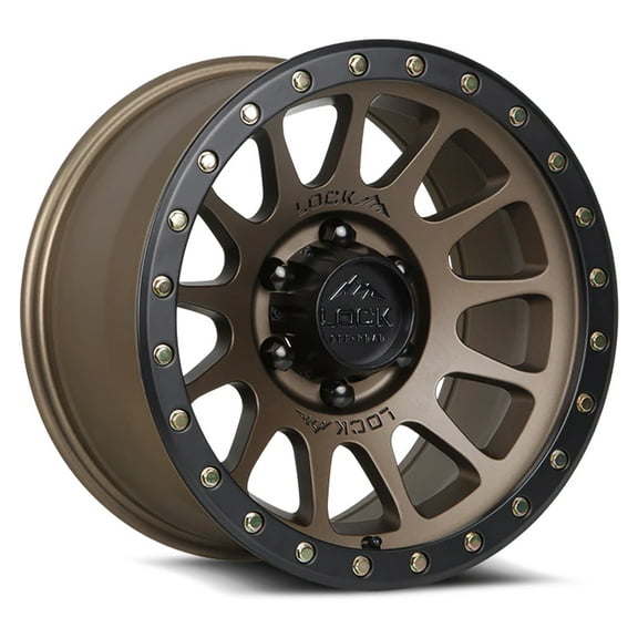 Lock Off-Road YOSEMITE 20X9 6X139.7  18mm Matte Grey Wheel Rim 20" Inch