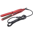 thumbnail image 3 of Pro Hair Crimper Plancha de pelo de cerámica con ondas pequeñas, plancha de pelo corrugada, plancha corrugada para mujeres y niñas, pelo corto y largo, voluminizador, peinado esponjoso (rojo), 3 of 5