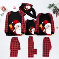 thumbnail image 1 of Noël Offres de Noël Enfant Imprimé Chemisier Tops + Pantalons Famille Correspondant Pyjama Ensemble, 1 of 7
