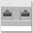 thumbnail image 3 of Tripp Lite Pre-Configured Unshielded Cat6 4-Port Surface-Mount Box, 110 Idc, Rj45, White - Surface Mount Box - Rj-45 X 4 - White, 3 of 5