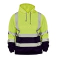 thumbnail image 4 of Sudadera con cremallera y capucha de alta visibilidad Sunnimix sudaderas con capucha cordón fluorescente L, 4 of 8
