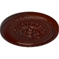 thumbnail image 3 of Ekena Millwork 11 1/2"OD x 1"P Palmetto Ceiling Medallion, Hand-Painted Brushed Mahogany, 3 of 7