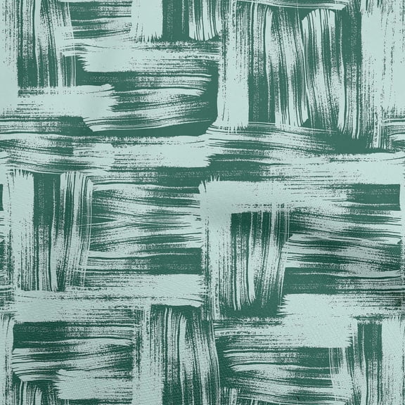 oneOone Cotton Poplin Twill Dark Teal Green Fabric Abstract Quilting Supplies Print Sewing Fabric By The Yard 56 Inch Wide