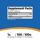 thumbnail image 2 of Suplemento Nutricost L-tirosina en polvo 100 g (100 porciones), 2 of 5