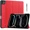 Red, variant on Case for iPad Pro 13 Inch M4 2024 A2925 A2926 A3007, Slim Smart Stand Cover Protective Cover with Pencil Holder, Stand, Universal Stylus Pen,Support Apple Pencil Charging + Auto Wake/Sleep
