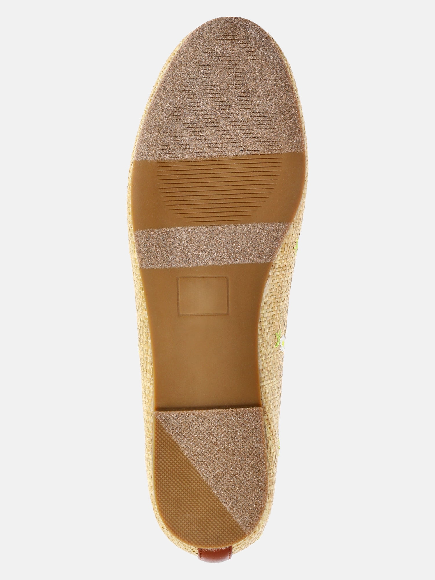 Free Assembly Women's Raffia Daisy Ballet Flats with Bow