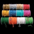 thumbnail image 2 of The Ribbon People Silver Contemporary Parchment Wired Craft Ribbon 0.07" x 110 Yards, 2 of 2