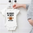 thumbnail image 5 of Sundays We Watch Football With Daddy Romper Boys or Girls Infant Baby Brisco Brands 18M, 5 of 6