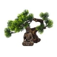 thumbnail image 1 of Lipstore Buddha Statue Green Plant Creative Realistic Pinaster Tree for Bedroom Desk Home A, 1 of 8