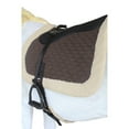 thumbnail image 5 of Horse Quilted ENGLISH Bareback PAD Trail Fleece Neoprene Brown 72F47BR, 5 of 5