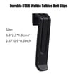 thumbnail image 3 of Pinza de cinturón para walkie talkie Retevis RT68 (paquete de 4), 3 of 9